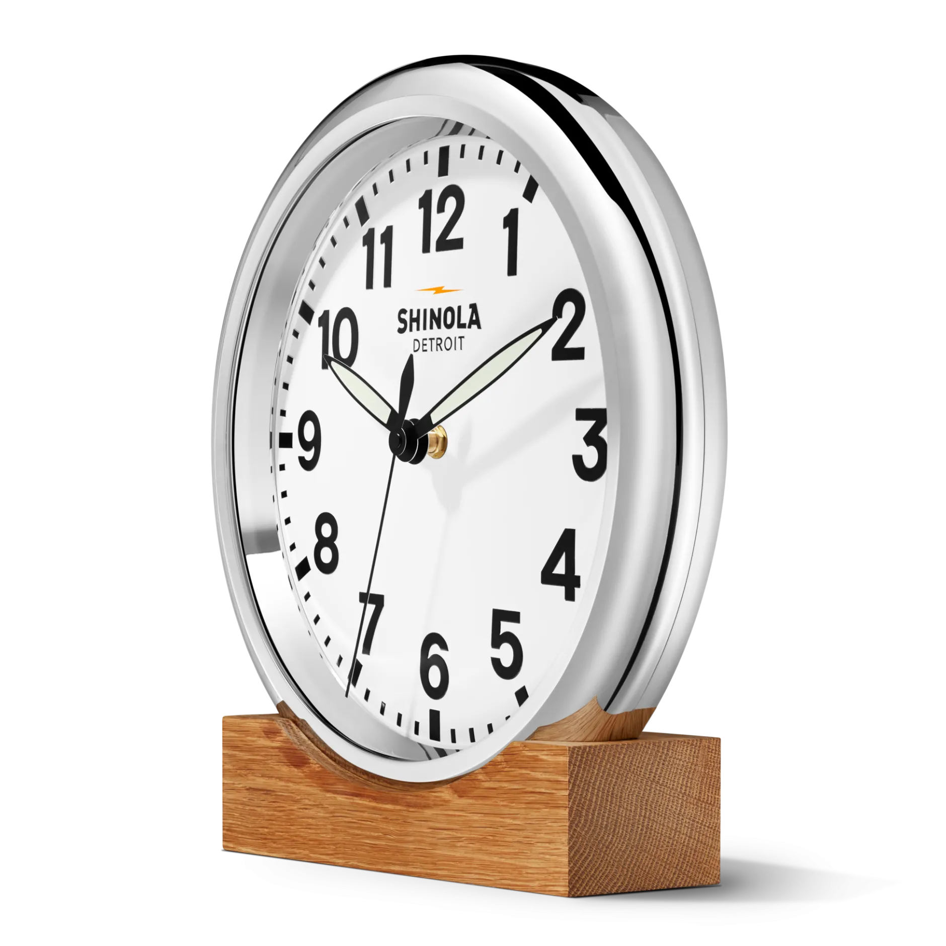 Online Shinola 14" Runwell Clock White/Silver