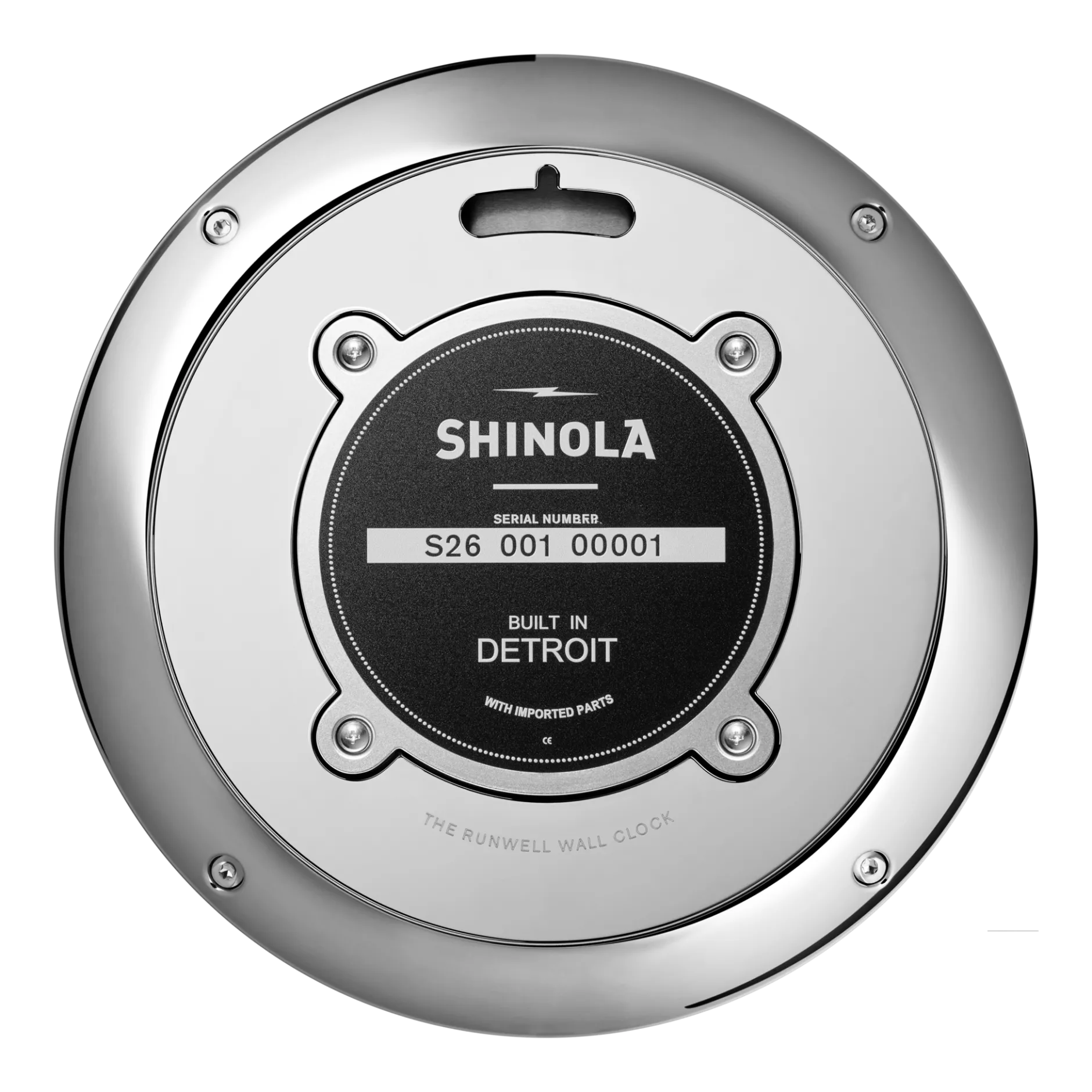Online Shinola 14" Runwell Clock White/Silver
