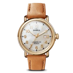Shinola Runwell Date Watch White