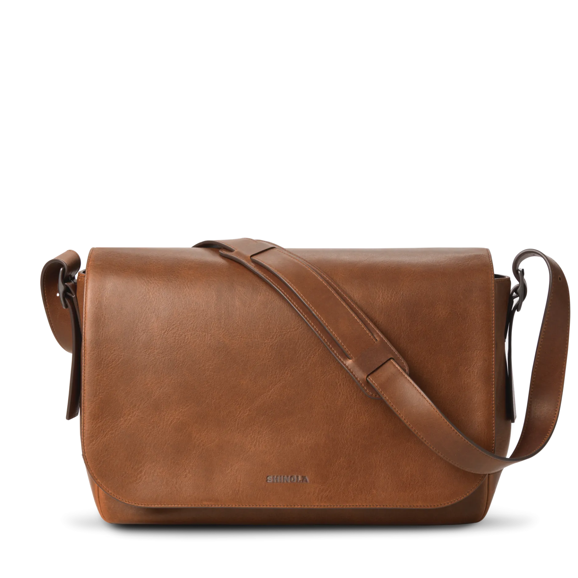 Outlet Shinola Runwell Messenger Bag Medium Brown