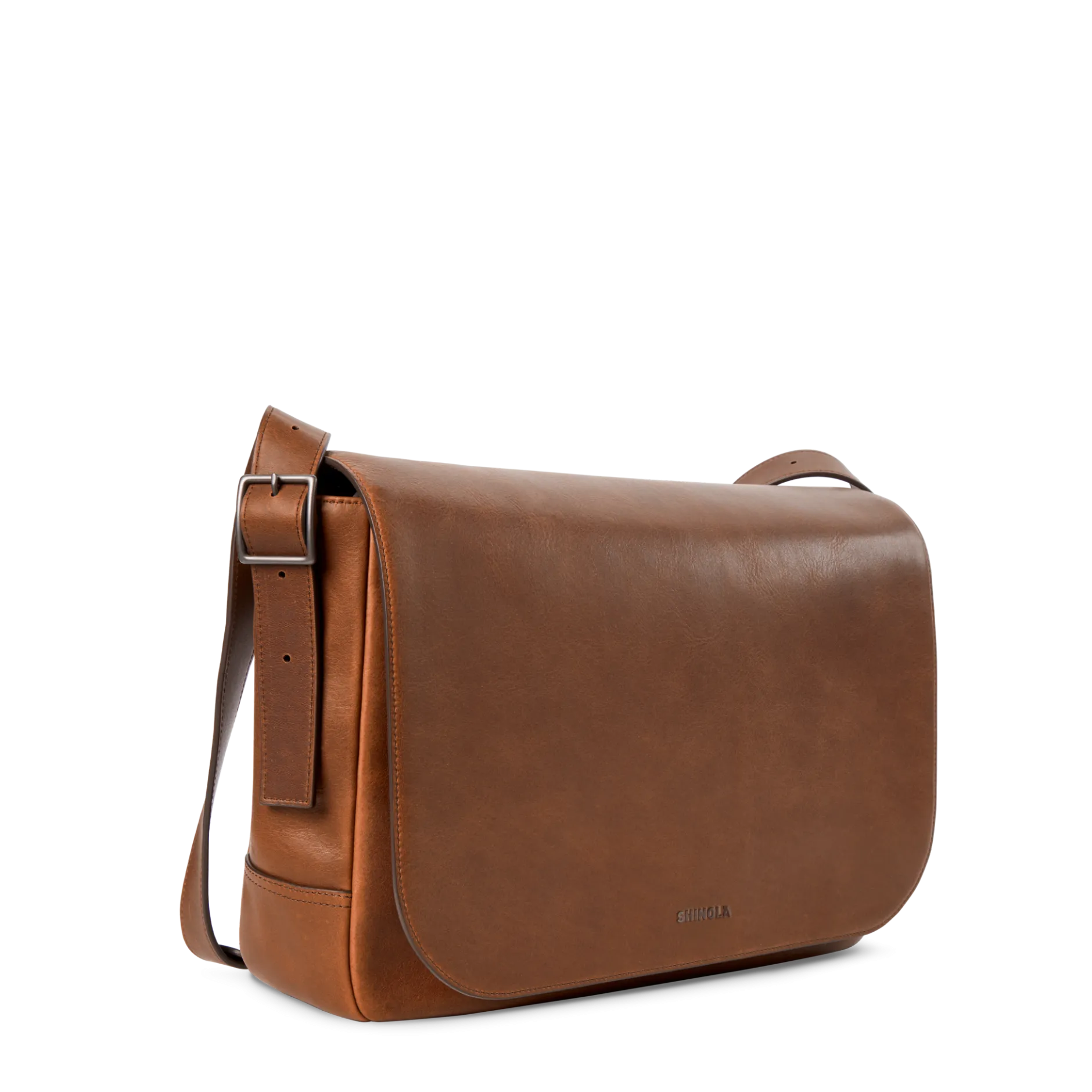 Outlet Shinola Runwell Messenger Bag Medium Brown