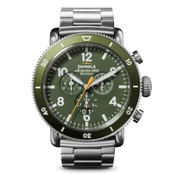 Sale Shinola Runwell Sport Chronograph Watch Dark Olive