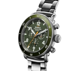 Sale Shinola Runwell Sport Chronograph Watch Dark Olive
