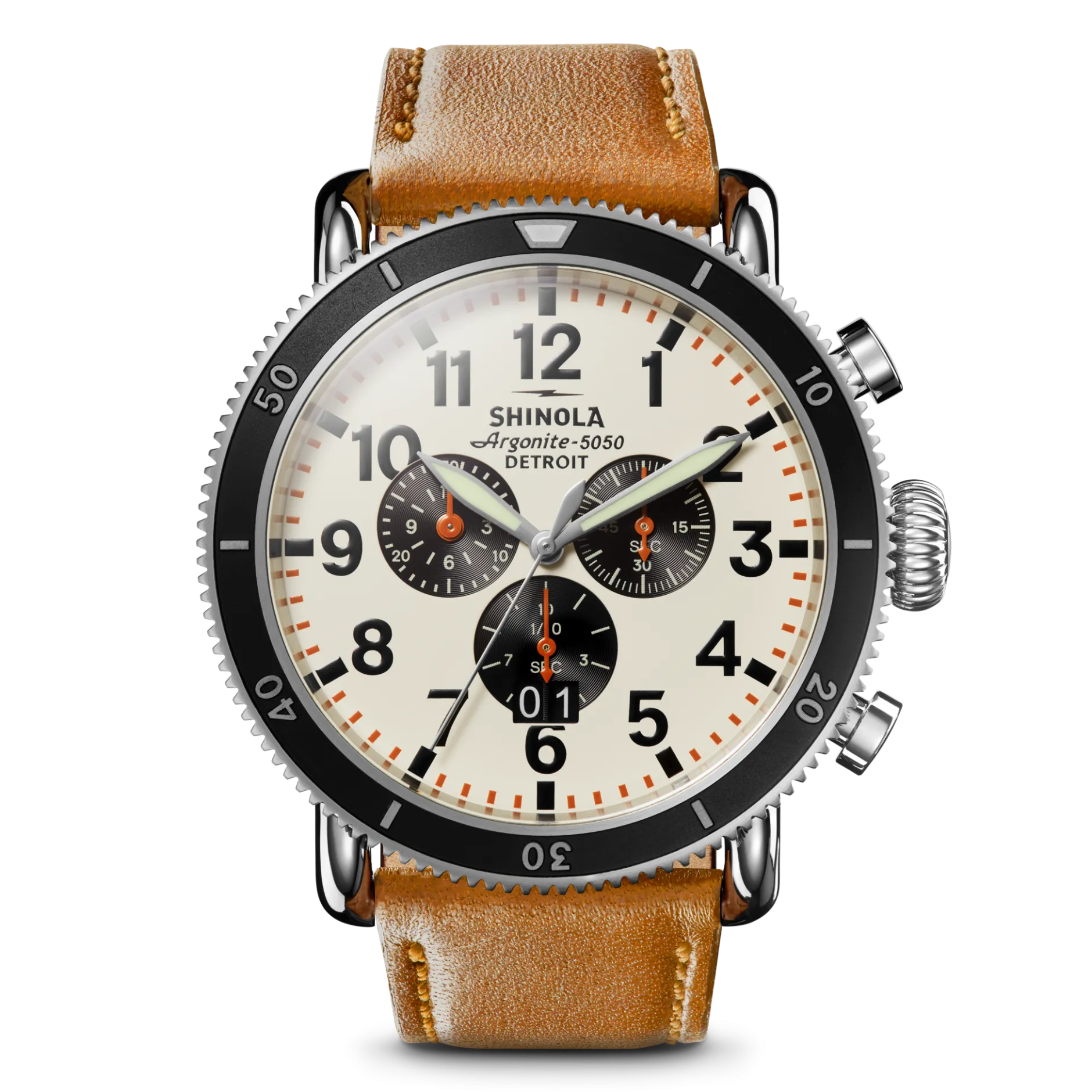 Discount Shinola Runwell Sport Chronograph Watch Ivory