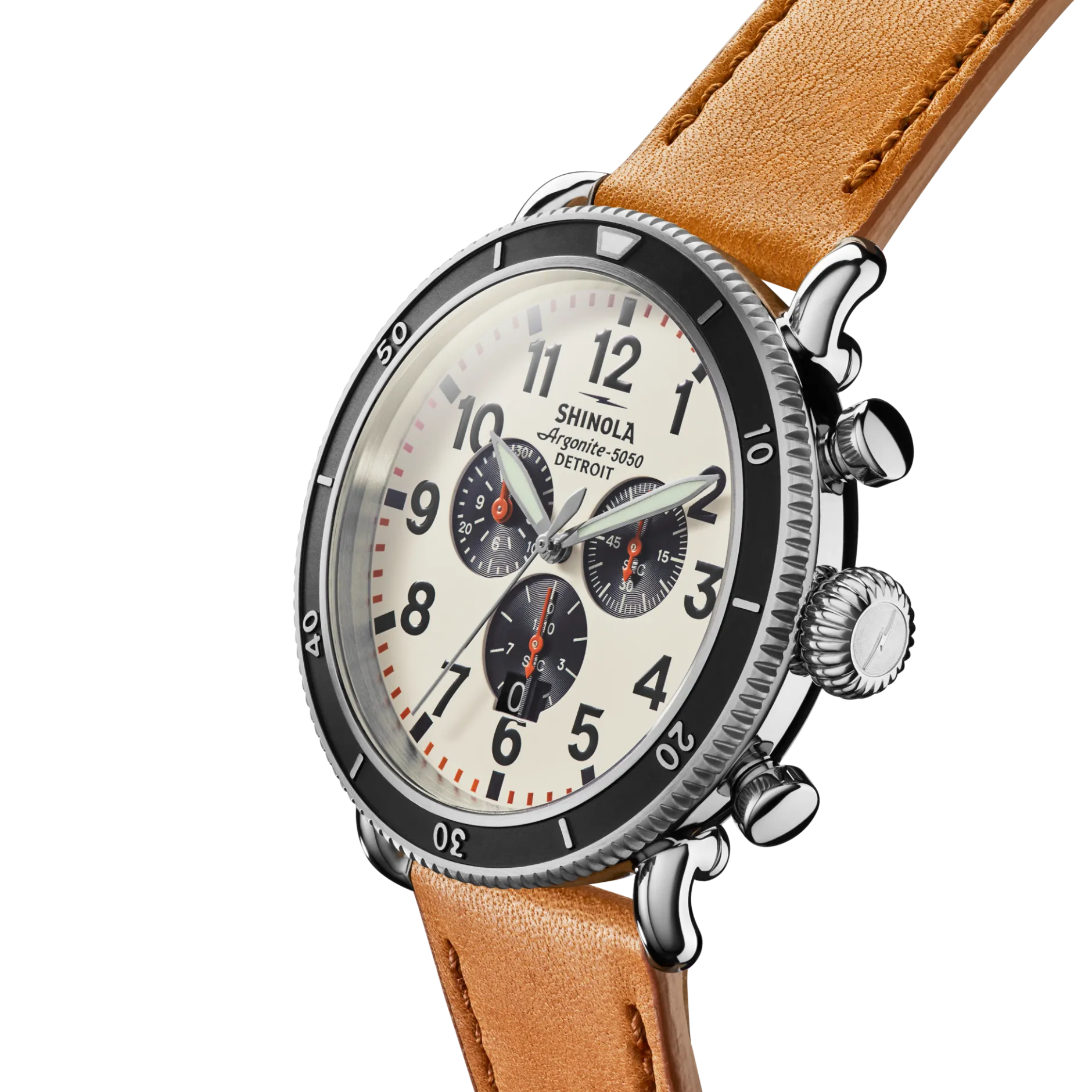 Discount Shinola Runwell Sport Chronograph Watch Ivory
