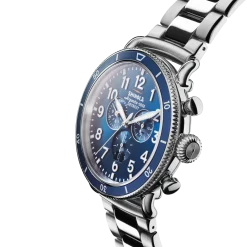 Clearance Shinola Runwell Sport Chronograph Watch Midnight Blue