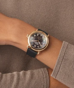 Sale Shinola Runwell Watch Black Mother of Pearl