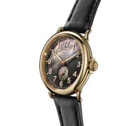 Sale Shinola Runwell Watch Black Mother of Pearl