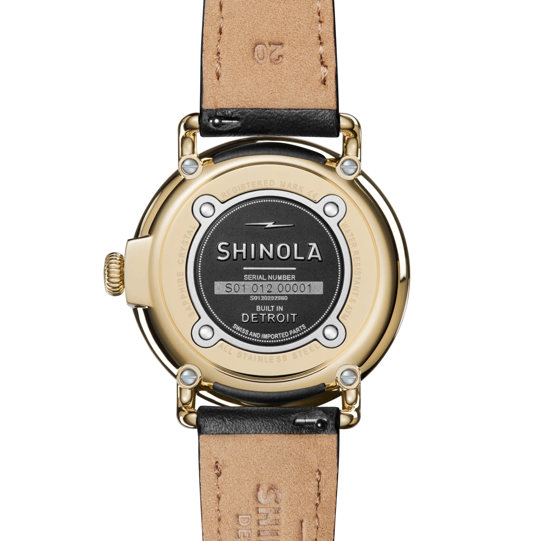 Sale Shinola Runwell Watch Black Mother of Pearl