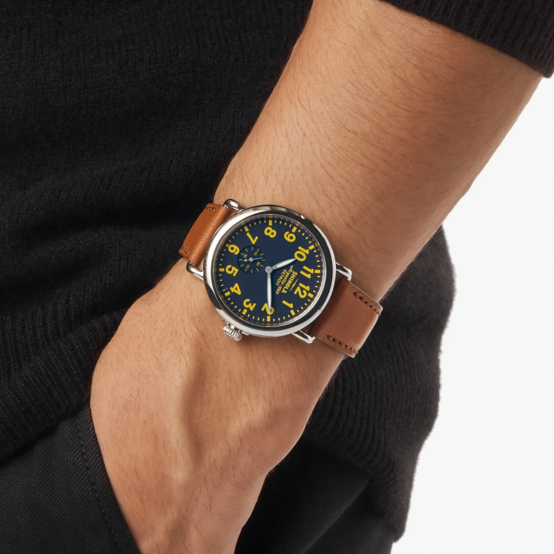 Shinola Runwell Watch Collegiate