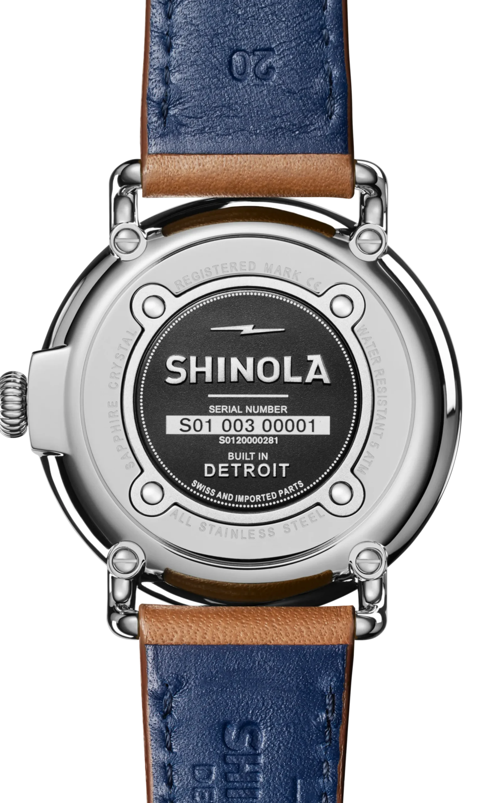 Shinola Runwell Watch Collegiate