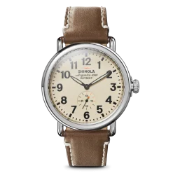 Outlet Shinola Runwell Watch Cream