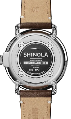 Outlet Shinola Runwell Watch Cream