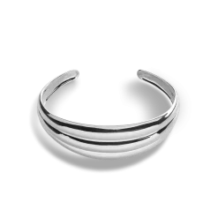 Online Shinola Signature Silver Statement Cuff