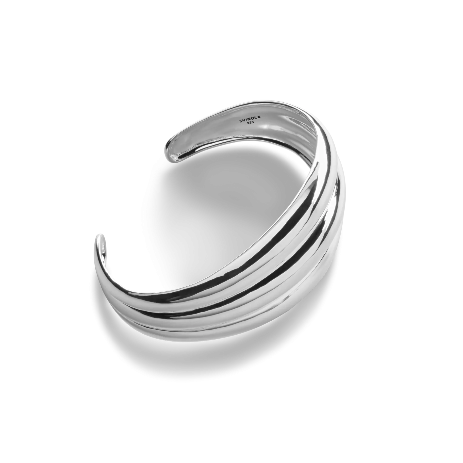 Online Shinola Signature Silver Statement Cuff