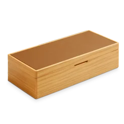 Discount Shinola 4 Slot Watch Box Oak / Tan