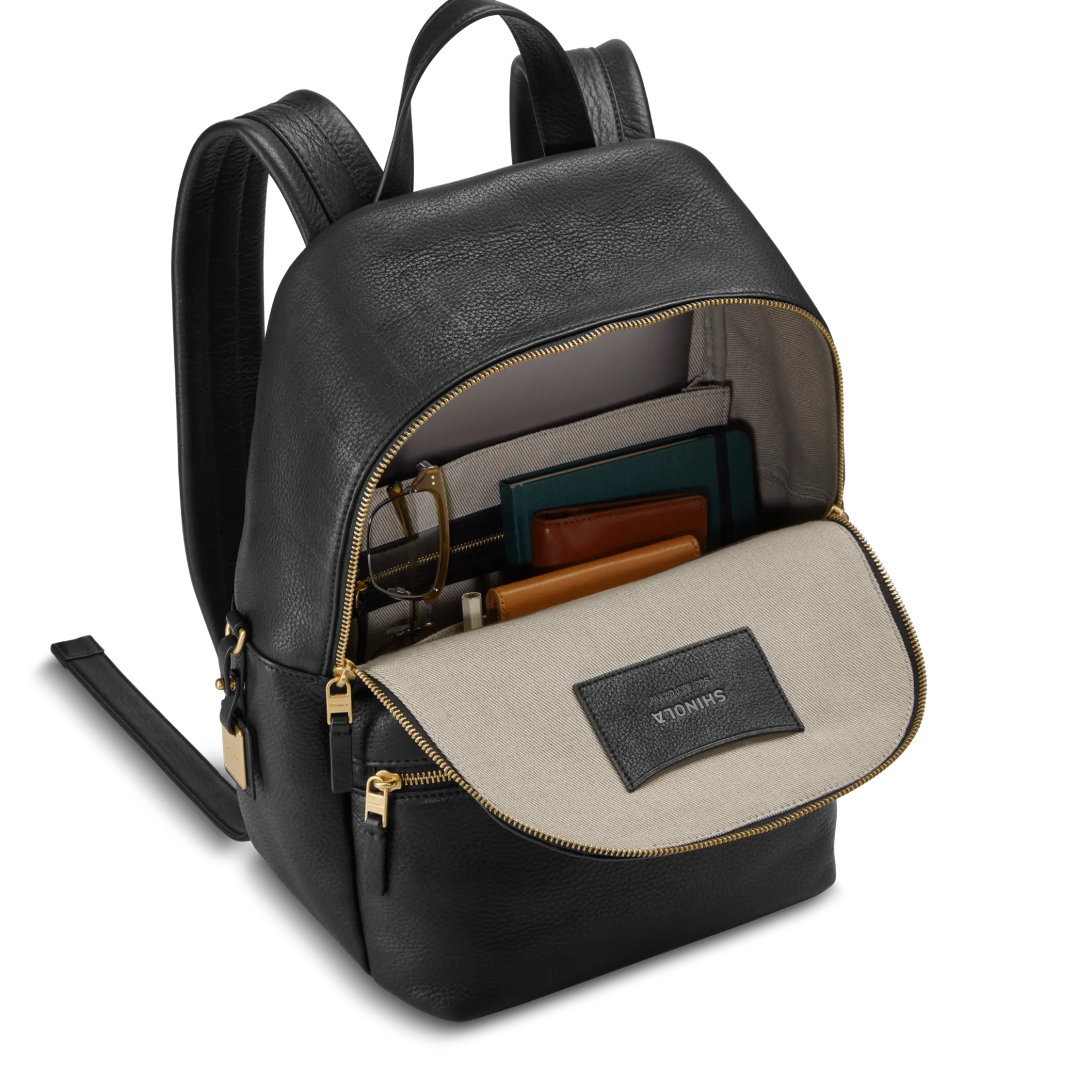 New Shinola Small Runwell Backpack Black