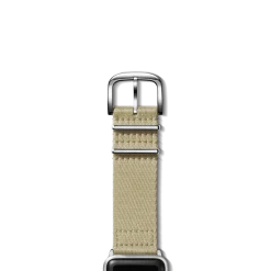 Online Shinola Strap: 24/24 Nylon, SW Split G10, Vintage, Silver