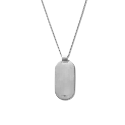 Hot Shinola Tag Curb Chain Necklace