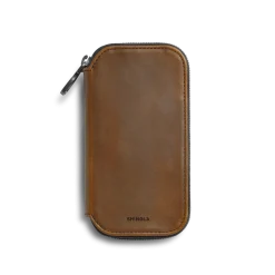 New Shinola Travel Watch Case Medium Brown