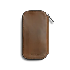 New Shinola Travel Watch Case Medium Brown