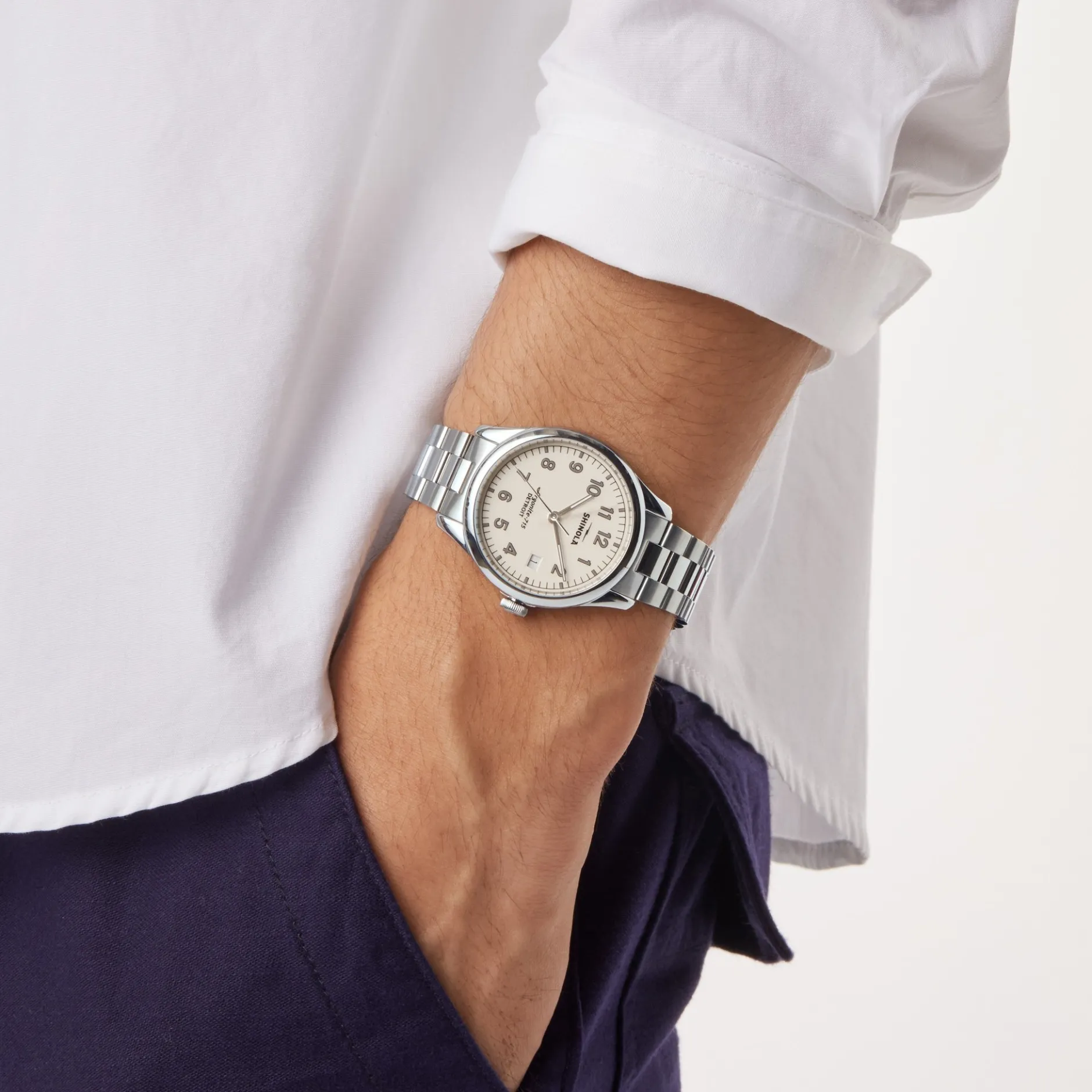 New Shinola Vinton Watch Alabaster
