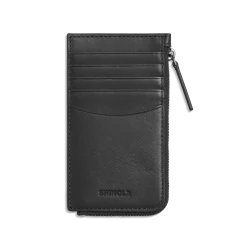 Clearance Shinola Zip Around Card Case Black